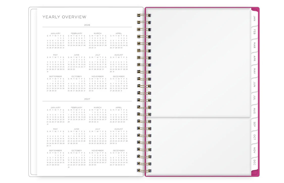 Magenta Blooms 2026 Weekly Monthly 5x8 Kelly Ventura for Blue Sky Planning Calendar - Image 5