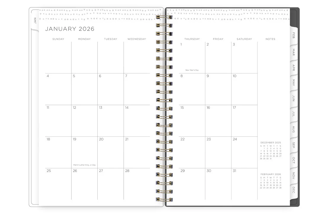 Midnight Garden 2026 Weekly Monthly 5x8 Kelly Ventura for Blue Sky Planning Calendar - Image 4