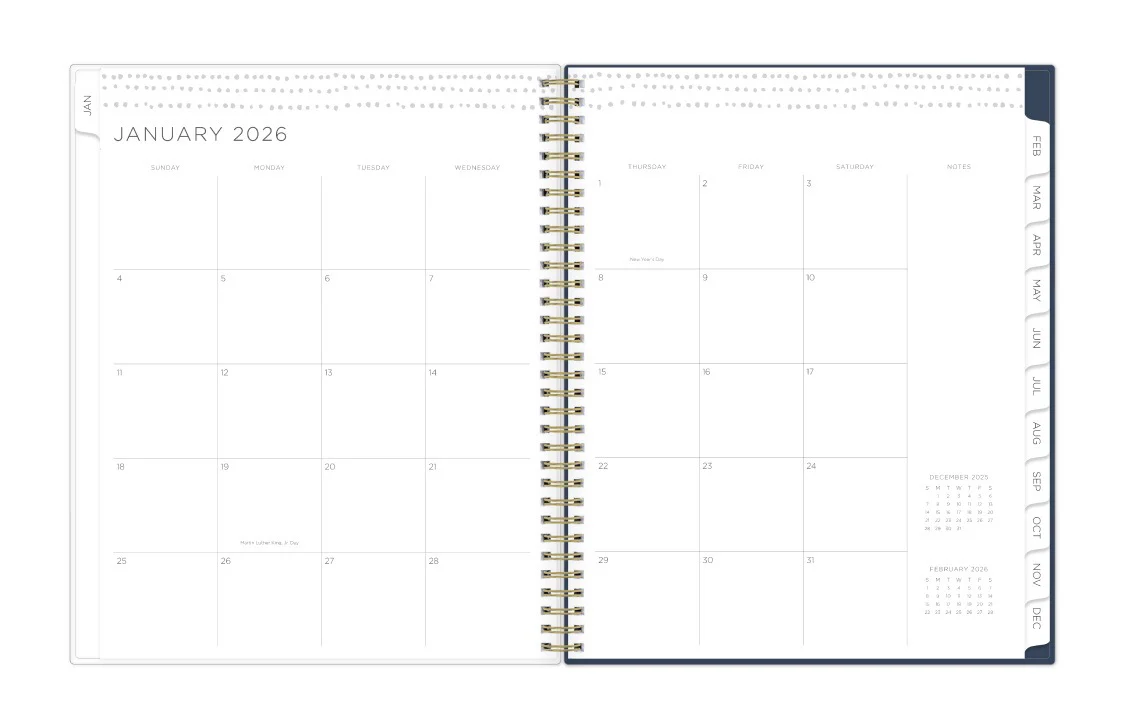 Anemones 2026 Weekly Monthly 8.5x11 Kelly Ventura for Blue Sky Planning Calendar - Image 4