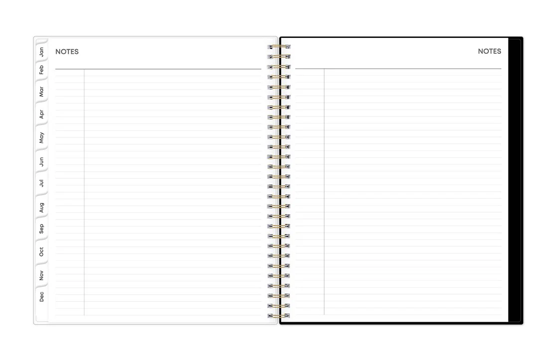 Baccara Dark 2026 Monthly 8x10 Planning Calendar - Image 4