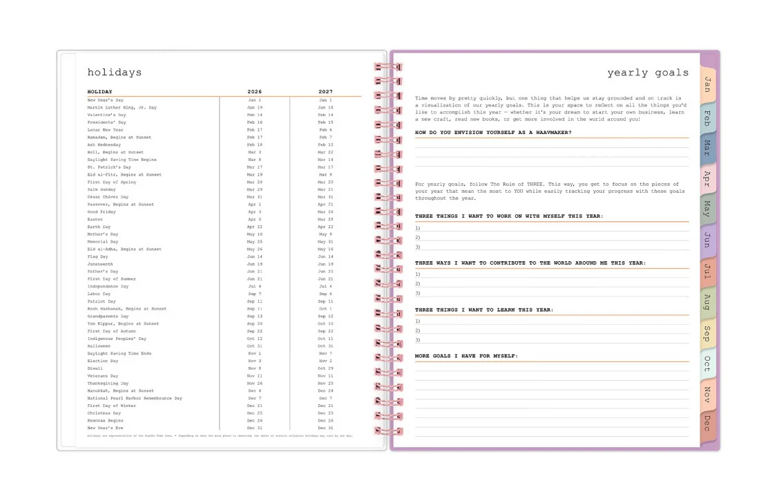 Bailey 2026 Weekly Planner Notes 7x9 WAAV Planning Calendar - Image 10