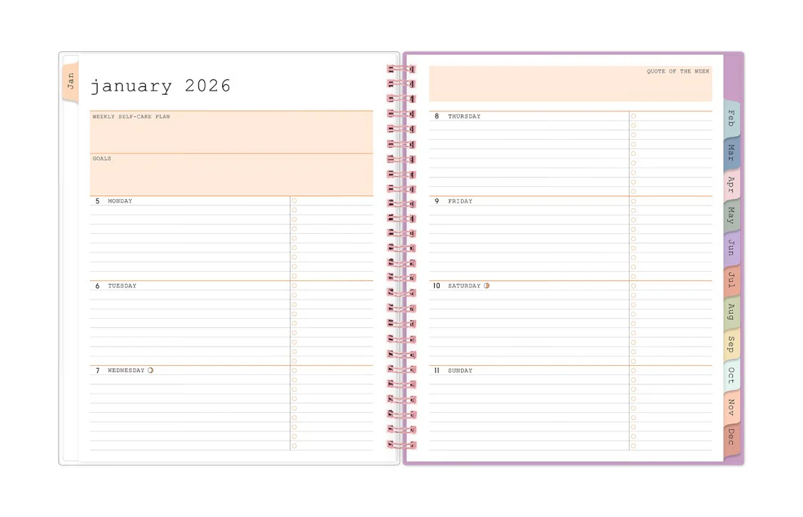 Bailey 2026 Weekly Planner Notes 7x9 WAAV Planning Calendar - Image 4