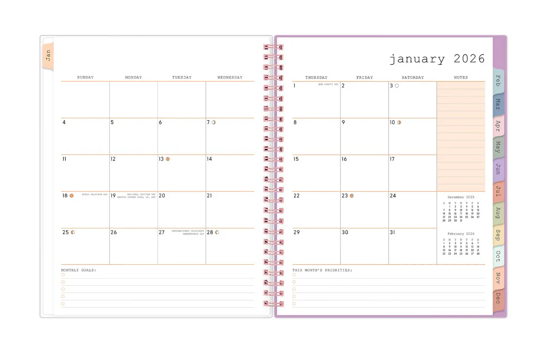 Bailey 2026 Weekly Planner Notes 7x9 WAAV Planning Calendar - Image 5