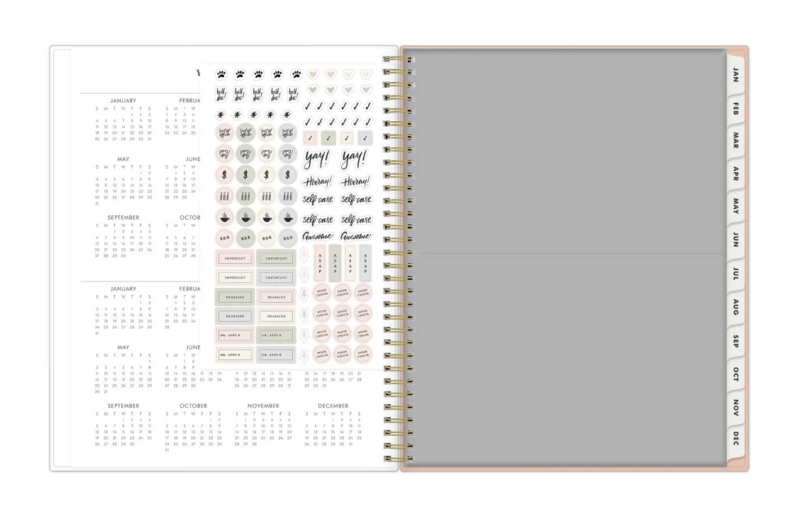 Bengala Desert Rose 2026 Weekly Monthly 8.5x11 Planning Calendar - The Everygirl - Image 6