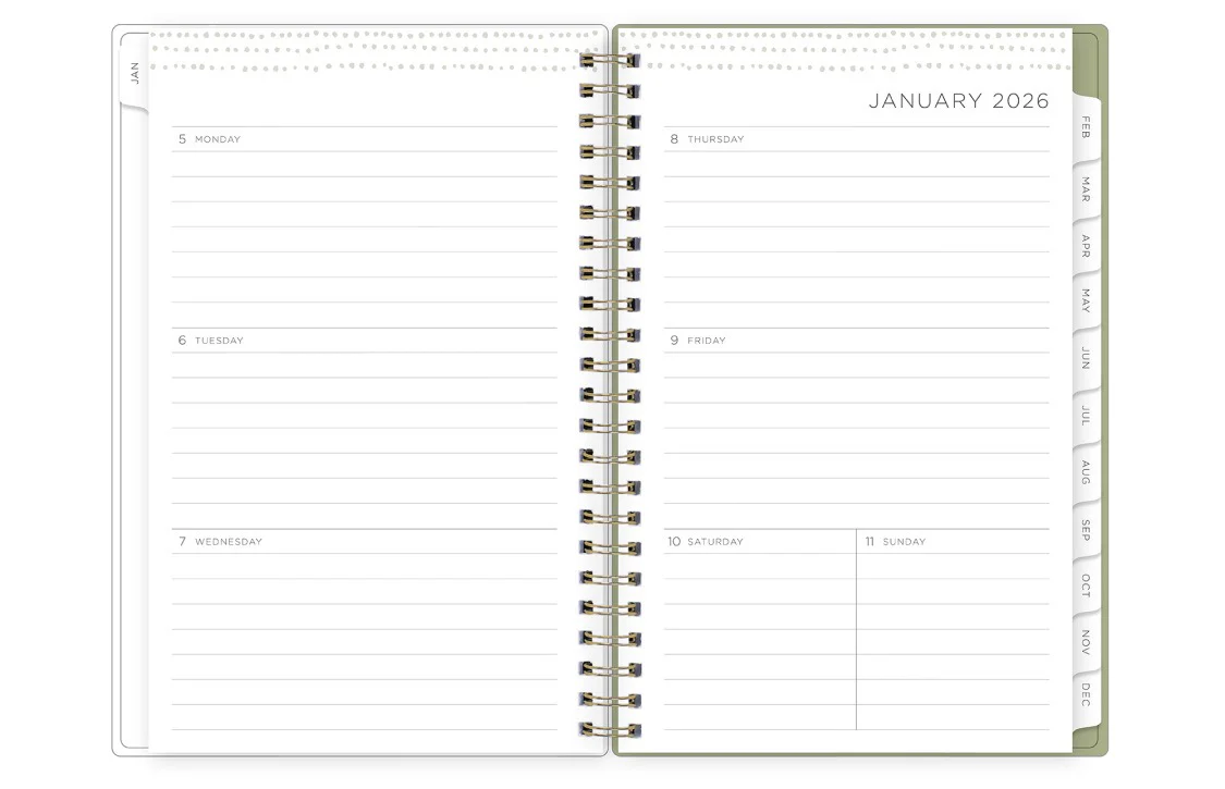 Cosmo Garden 2026 Weekly Monthly 5x8 Kelly Ventura for Blue Sky Planning Calendar - Image 3