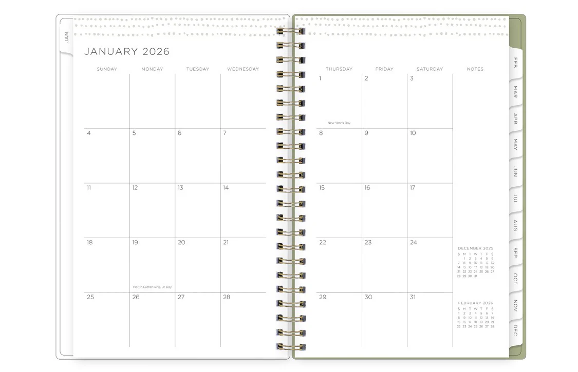 Cosmo Garden 2026 Weekly Monthly 5x8 Kelly Ventura for Blue Sky Planning Calendar - Image 4