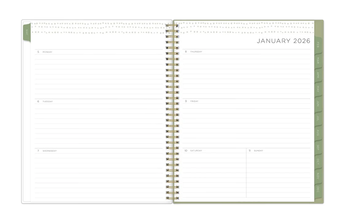 Cosmo Garden 2026 Weekly Monthly 8.5x11 Kelly Ventura for Blue Sky Planning Calendar - Image 3