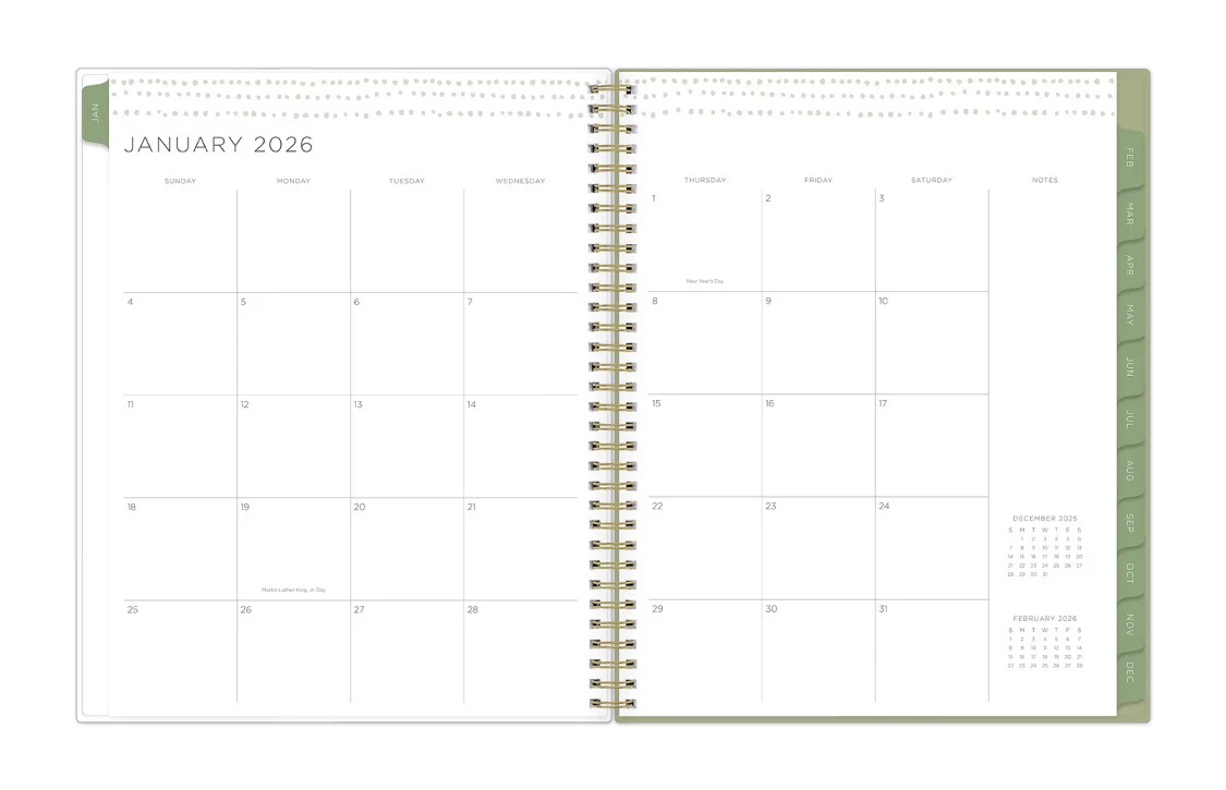 Cosmo Garden 2026 Weekly Monthly 8.5x11 Kelly Ventura for Blue Sky Planning Calendar - Image 4