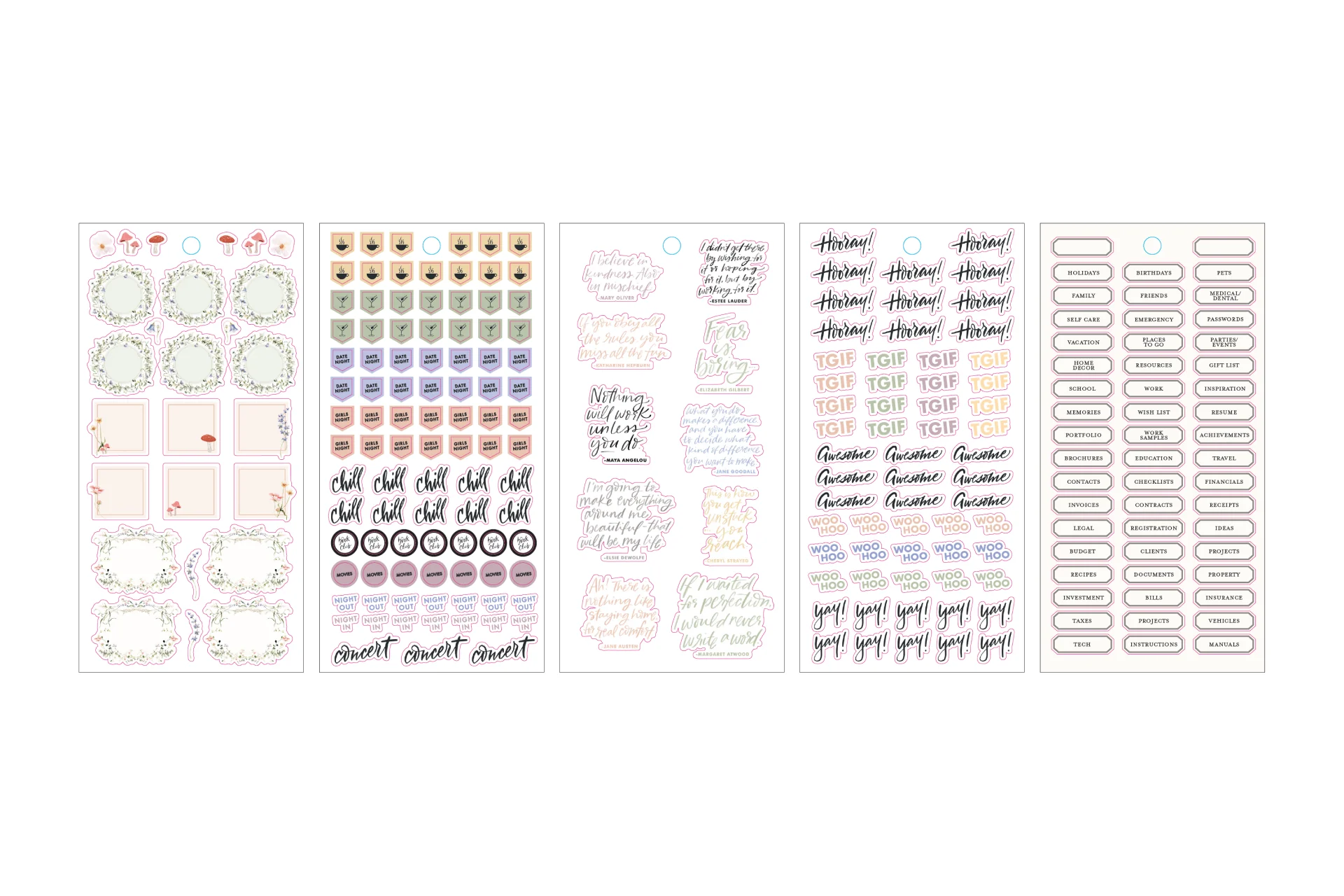 The Everygirl - Every Day & Every Month Sticker Book 1870+ Stickers - Image 4
