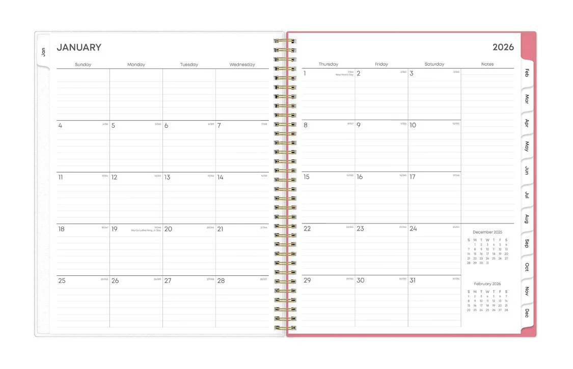 Fly By 2026 Weekly Monthly 8.5x11 Planning Calendar - Image 4