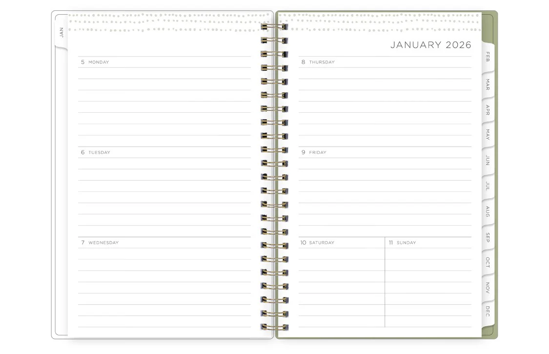 Gardens 2026 Weekly Monthly 5x8 Kelly Ventura for Blue Sky Planning Calendar - Image 3