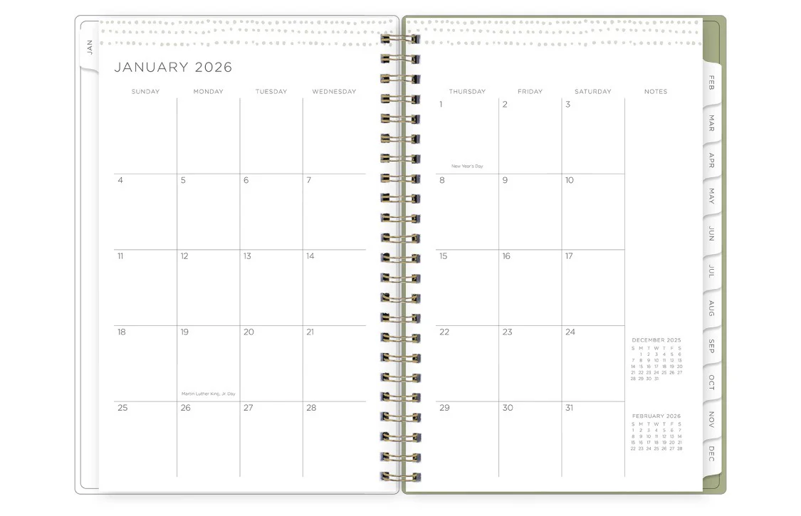 Gardens 2026 Weekly Monthly 5x8 Kelly Ventura for Blue Sky Planning Calendar - Image 4
