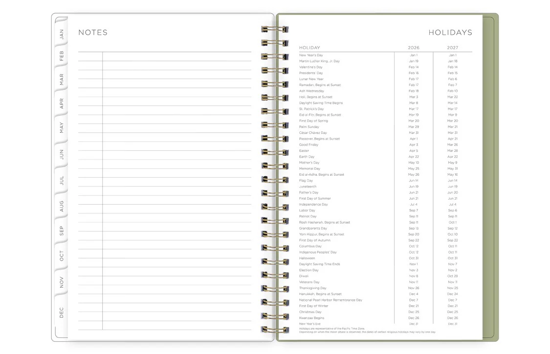 Gardens 2026 Weekly Monthly 5x8 Kelly Ventura for Blue Sky Planning Calendar - Image 6