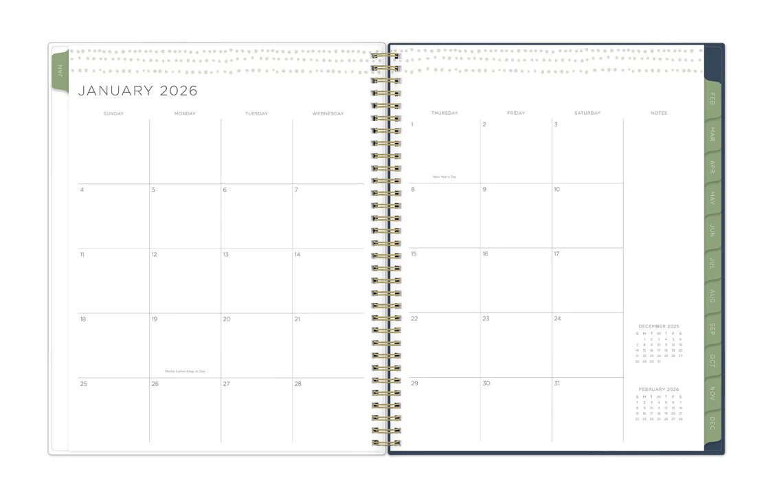 Gardens 2026 Weekly Monthly 8.5x11 Kelly Ventura for Blue Sky Planning Calendar - Image 4
