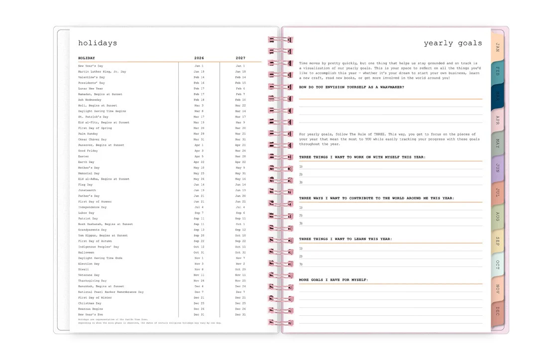 Gloria 2026 Weekly Planner Notes 5.875x8.625 WAAV Planning Calendar - Image 12