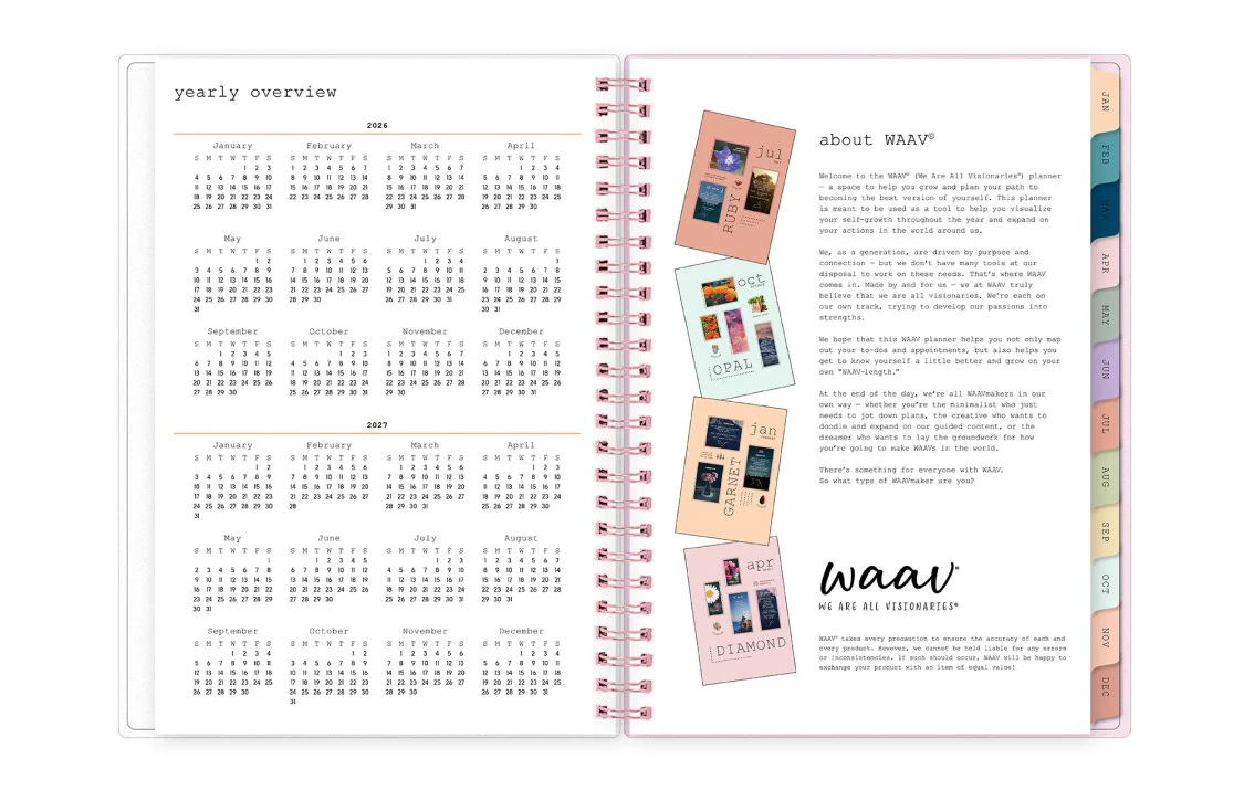 Gloria 2026 Weekly Planner Notes 5.875x8.625 WAAV Planning Calendar - Image 13