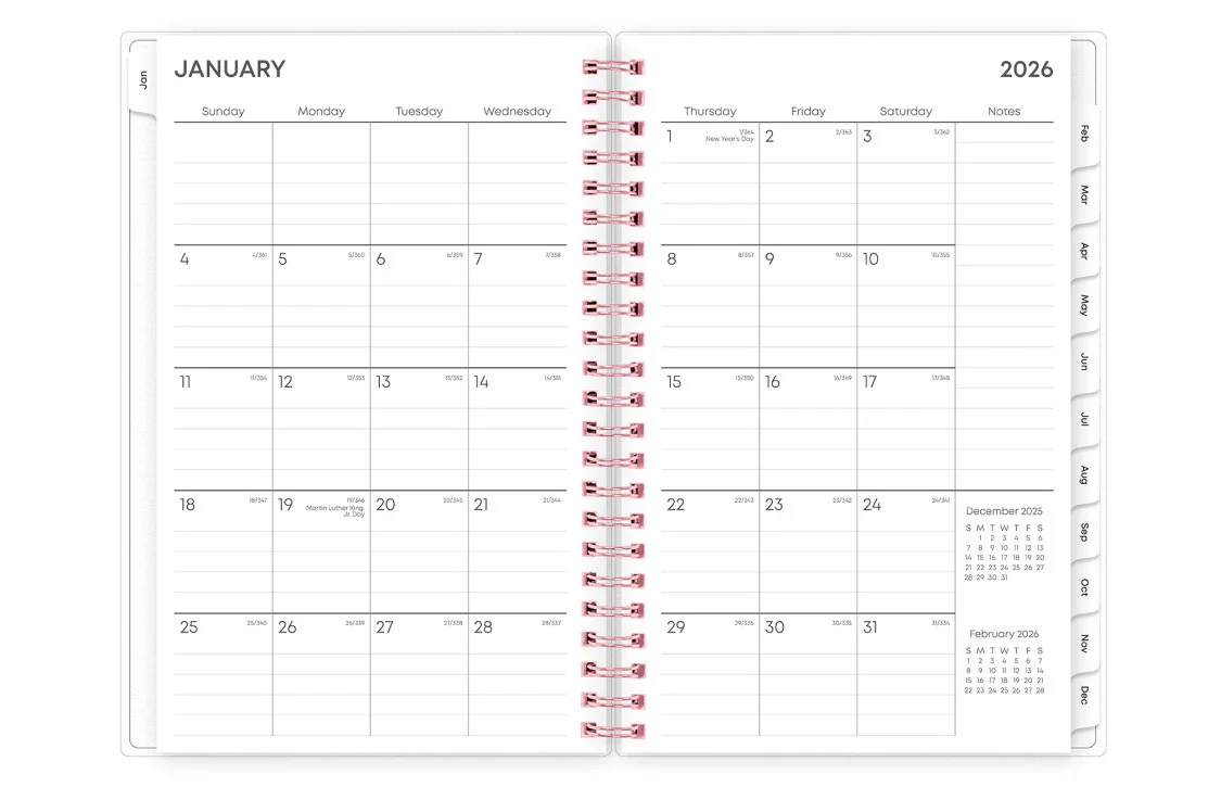 Joselyn 2026 Weekly Monthly 5x8 Planning Calendar - Image 4