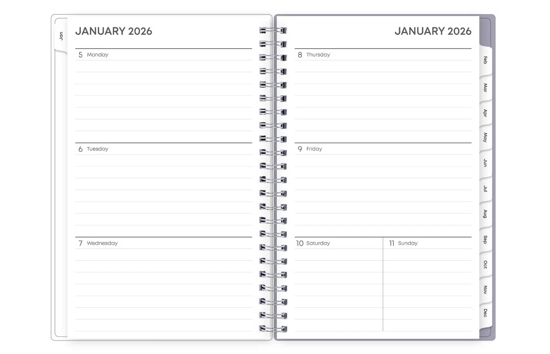 Laila 2026 Weekly Monthly 5x8 Planning Calendar - Image 3