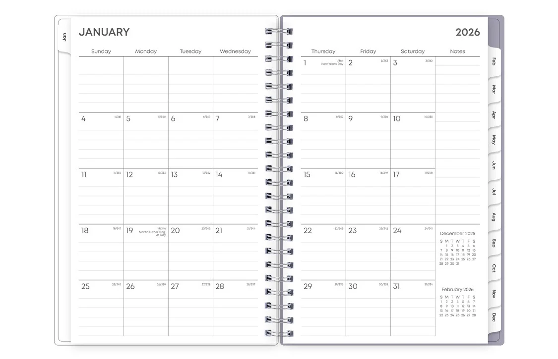 Laila 2026 Weekly Monthly 5x8 Planning Calendar - Image 4