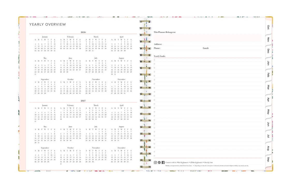 Londonberry 2026 Weekly Monthly 8.5x11 Planning Calendar - Image 7