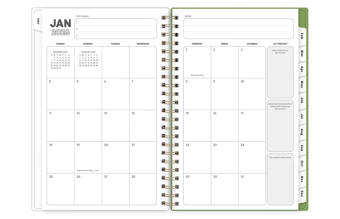 Monica 2026 Weekly Monthly 5x8 Planning Calendar - Image 4