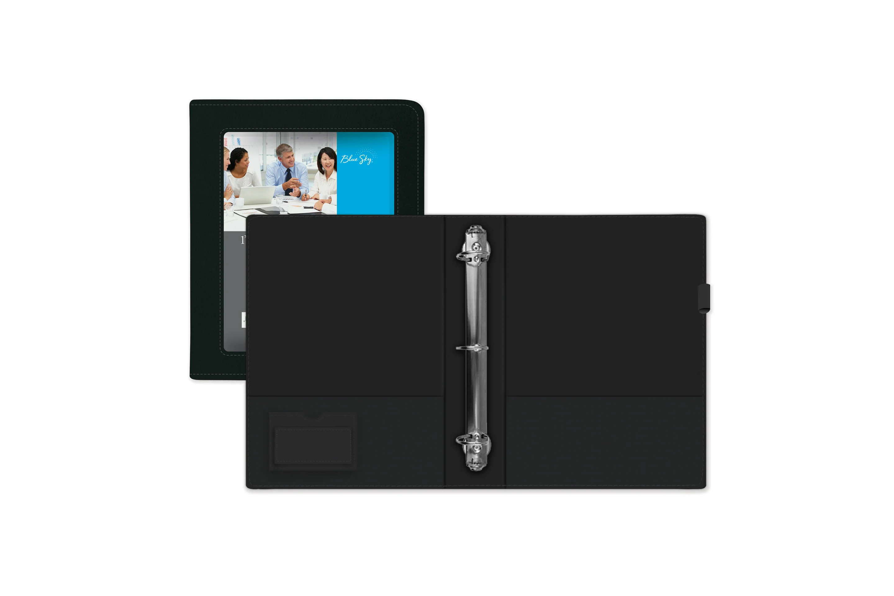 Proview Legacy Black 8.5 x 11 Binder 1.5" Rings 6-Pack - Image 3