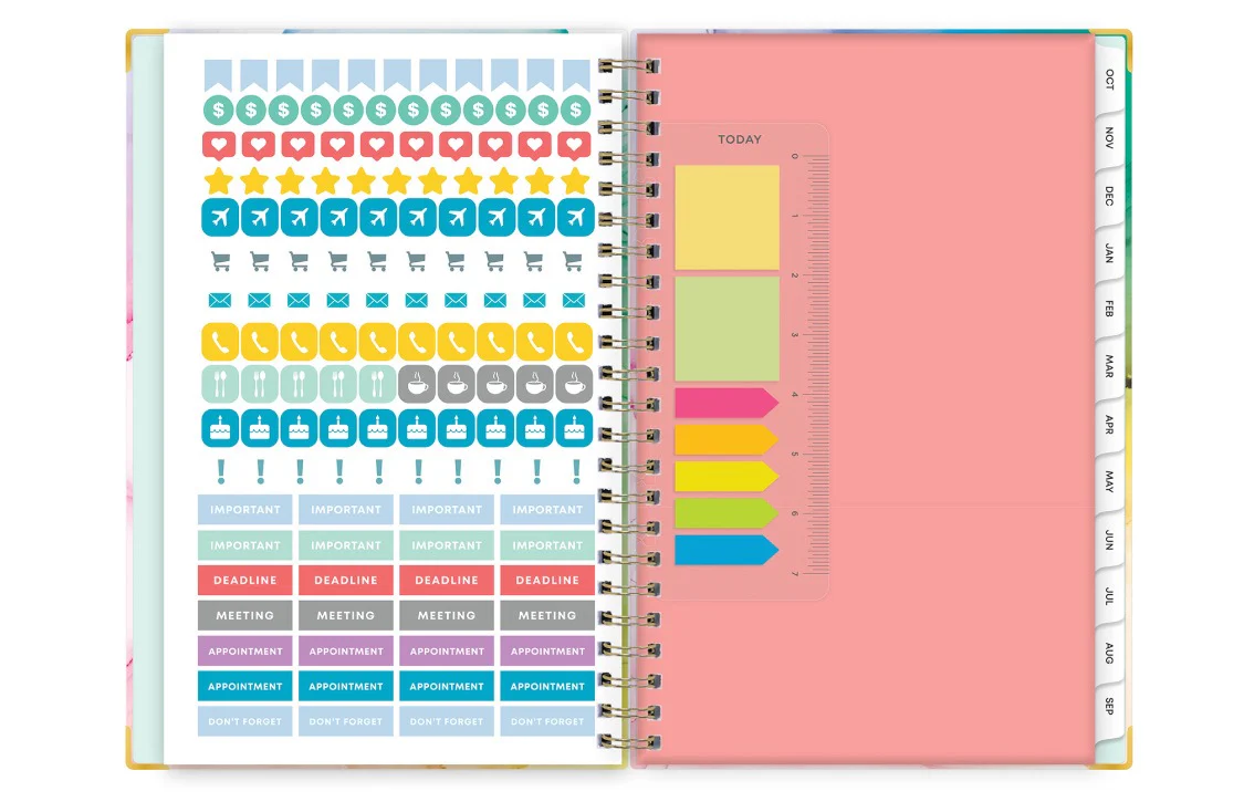 Rainbow Ink 2026 Weekly Monthly 5x8 Planning Calendar - Image 6