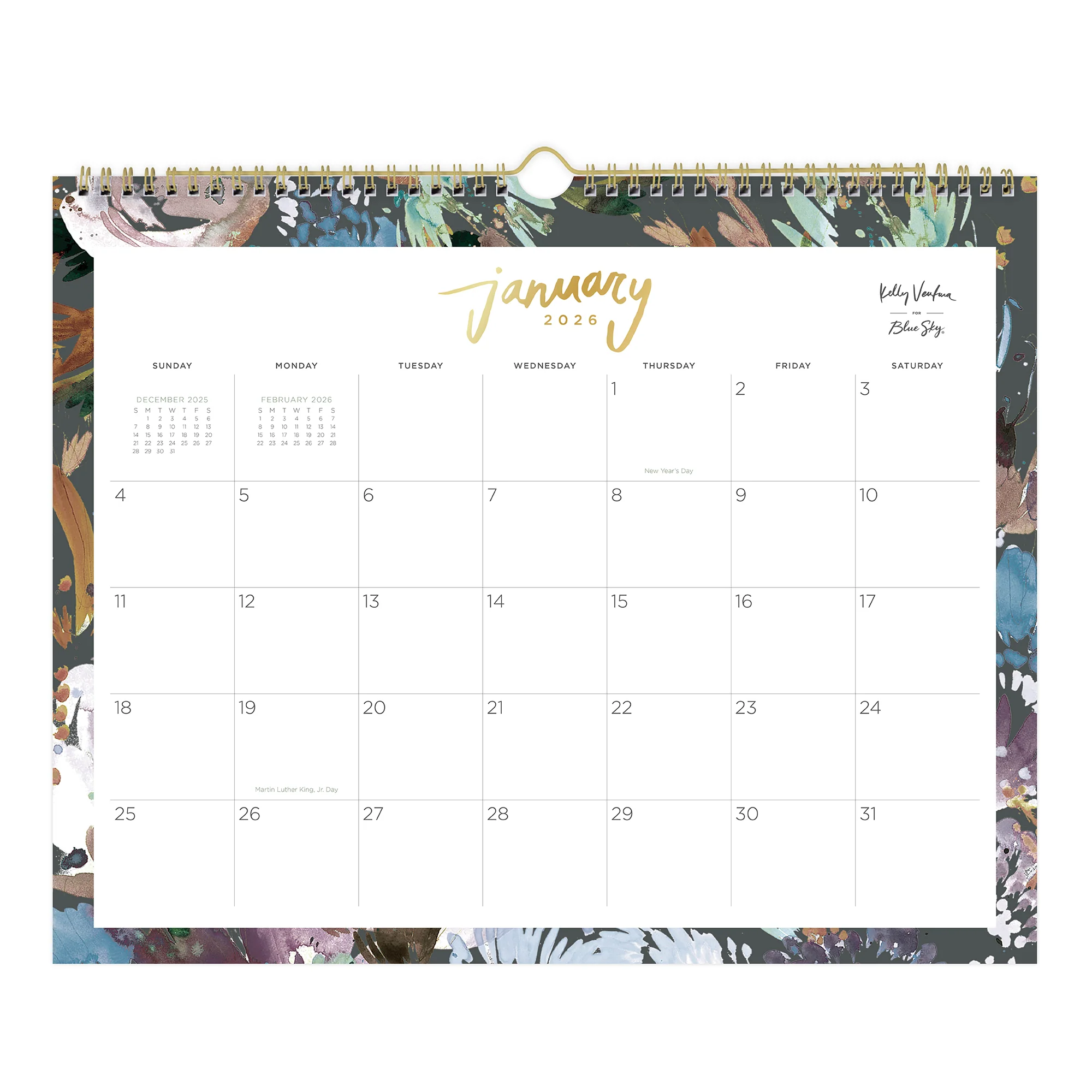 Midnight Garden 2026 Wall Calendar 15x12 - Image 3