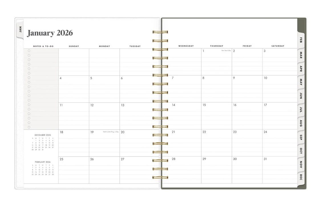 Rue Olive 2026 Daily Monthly 8x10 Planning Calendar - The Everygirl - Image 4