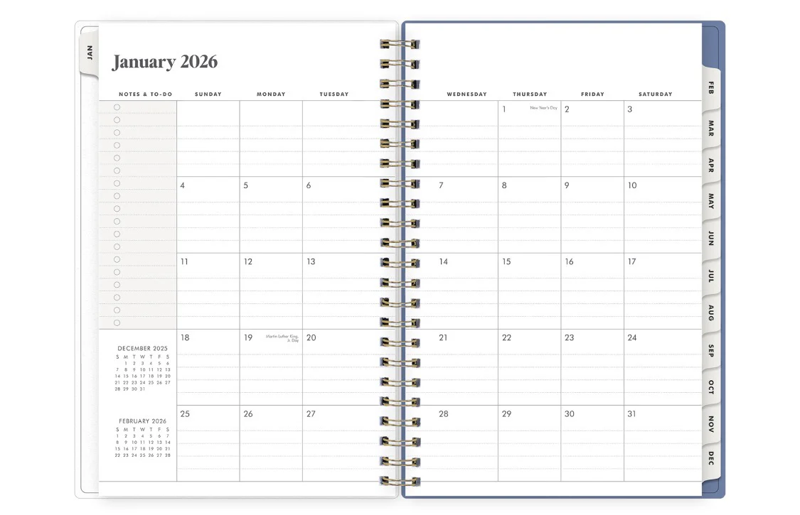 Sadie Blue 2026 Weekly Monthly 5x8 Planning Calendar - The Everygirl - Image 4