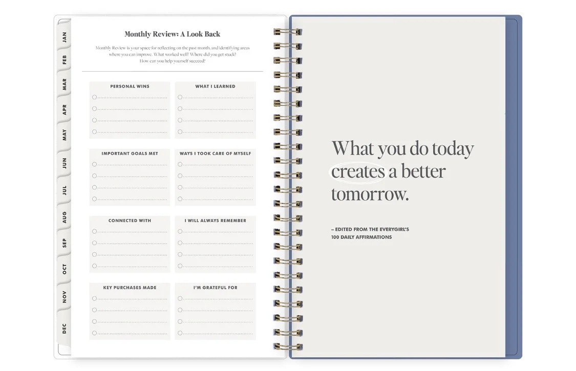 Sadie Blue 2026 Weekly Monthly 5x8 Planning Calendar - The Everygirl - Image 7