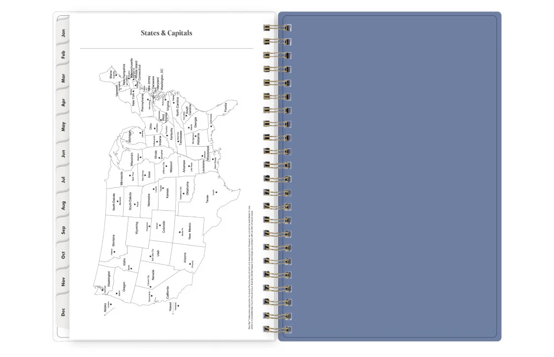 Sadie Blue 2026 Weekly Monthly 5x8 Planning Calendar - The Everygirl - Image 9