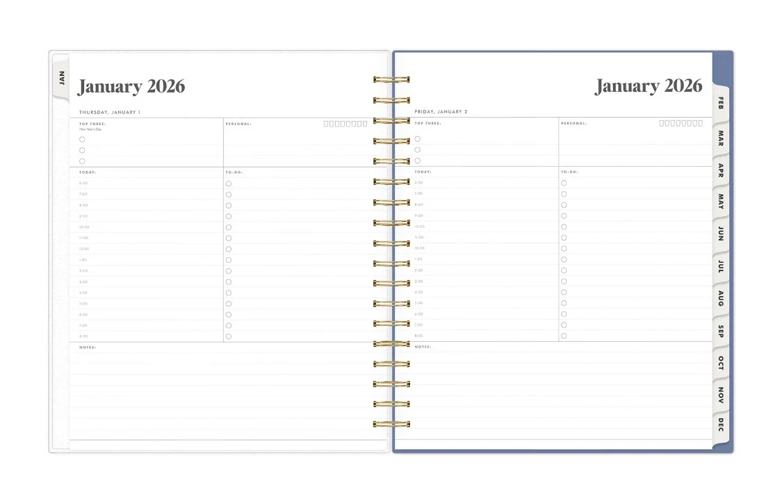Sadie Blue 2026 Daily Monthly 8x10 Planning Calendar - The Everygirl - Image 3