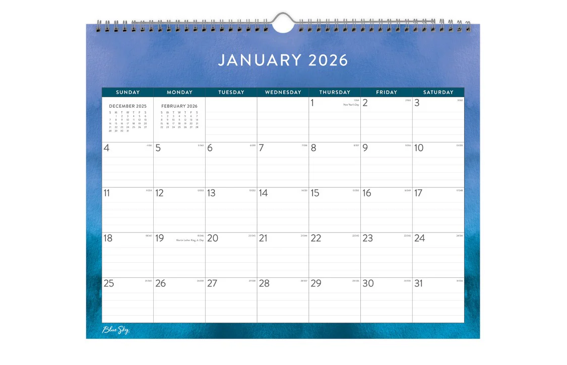Savoy Cool 2026 Wall Calendar 15x12 - Image 3