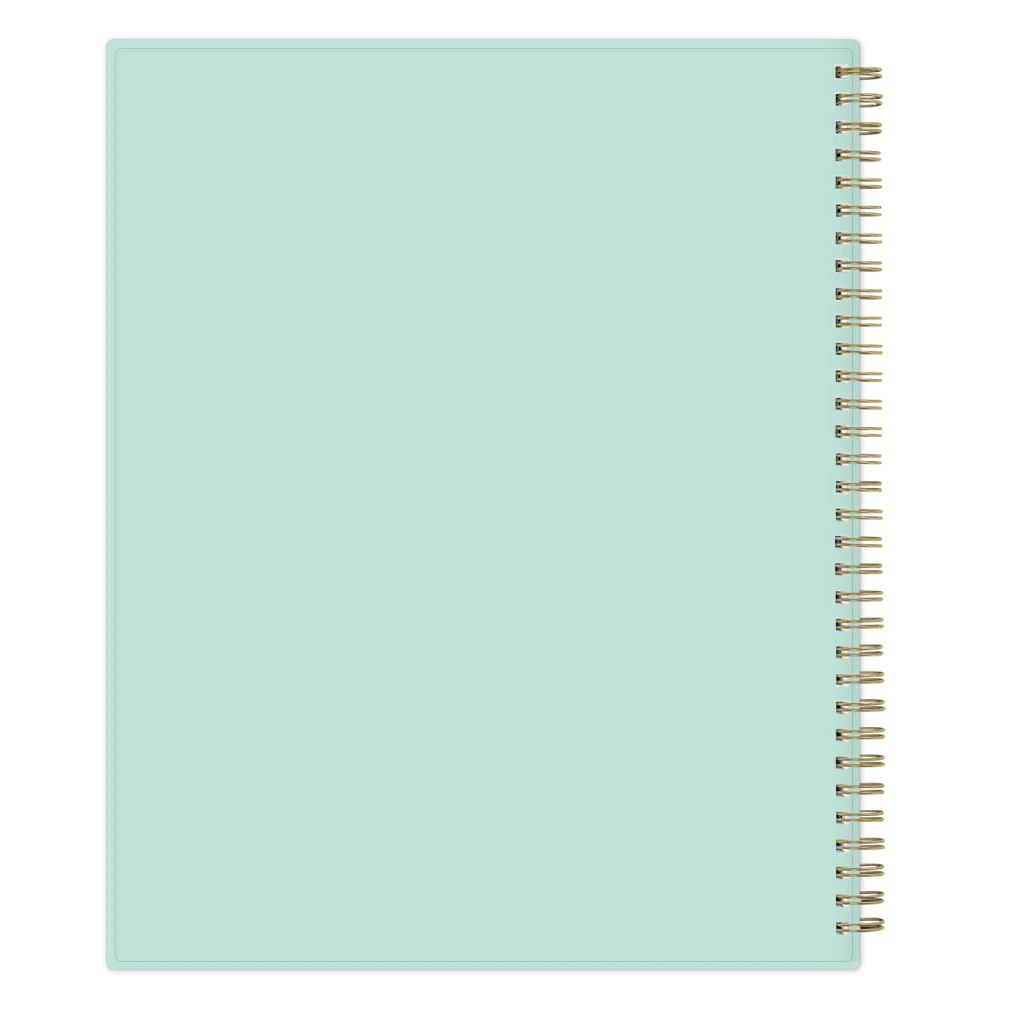 Secret Garden Mint 2026 Weekly Monthly 8.5x11 Day Designer for Blue Sky Planning Calendar - Image 7