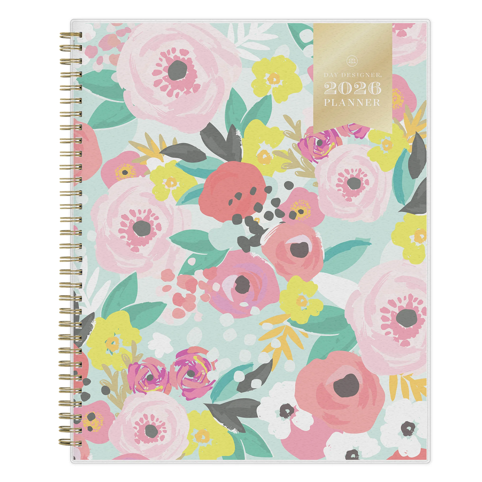 Secret Garden Mint 2026 Weekly Monthly 8.5x11 Day Designer for Blue Sky Planning Calendar - Image 8
